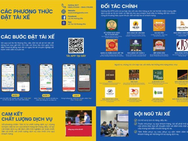 Hoàng Gia DTS - Dịch vụ gọi tài xế Hà Nội uy tín, chất lượng